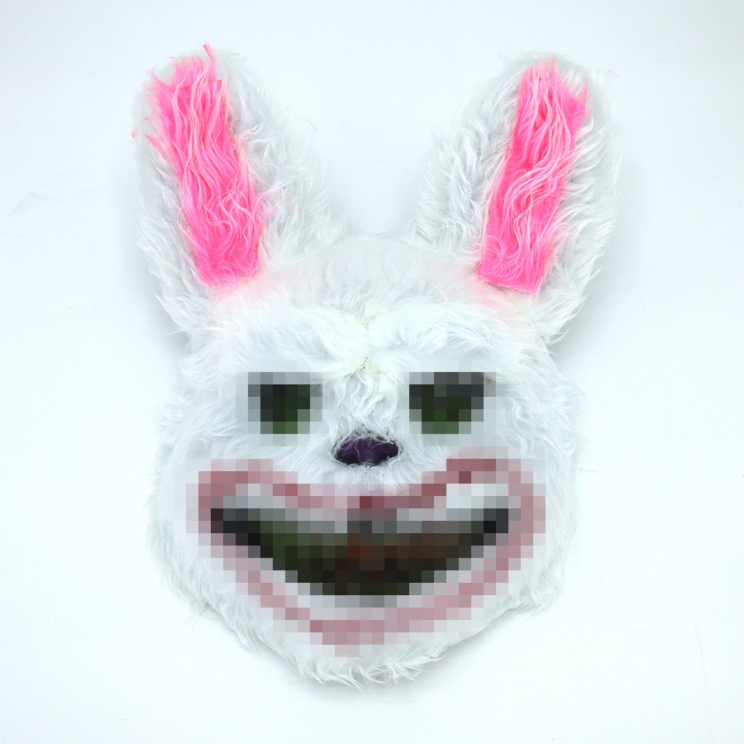 Halloween peluche xuexing conejo máscara fiesta de Halloween extraña cos accesorios venta cruzada lo mismo