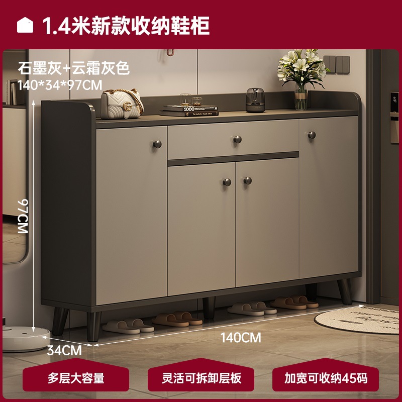 靴キャビネットホームドア 2025 新しい階段屋内玄関ドア玄関キャビネット廊下大容量ドア靴ラック