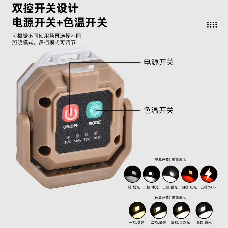 Small universal keychain, travel handheld work flashlight charging