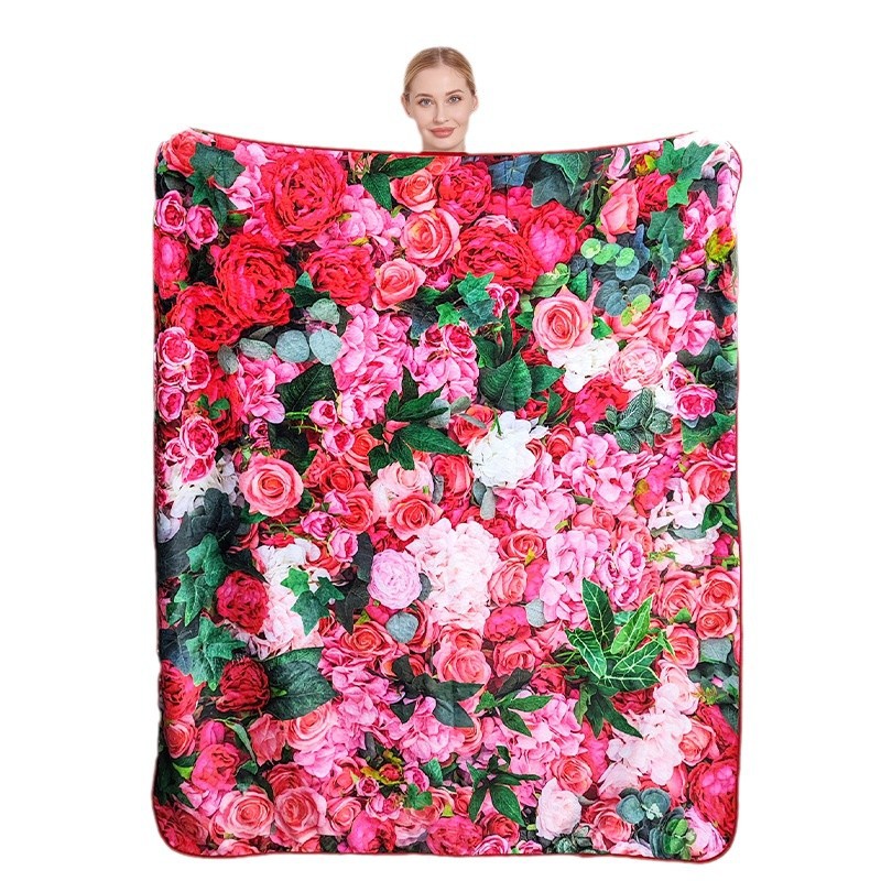 Ins nueva estación independiente de Amazon explosión de manta de flanela de cordero de cachemira manta de aire acondicionado manta fábrica directa