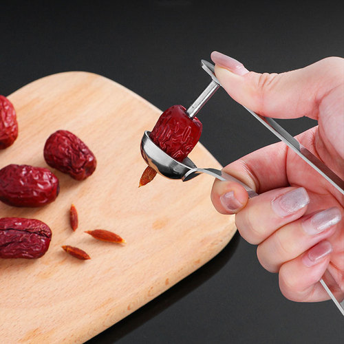 Red date corer, household manual push-type red date corer, cherry hawthorn slicer, corer tool