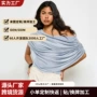 露肩跨境爆款斜肩上衣