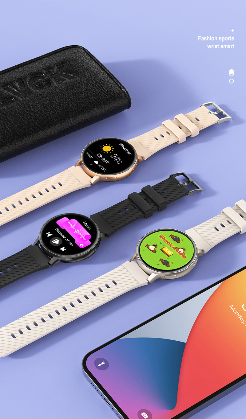 Smart Watch With Blood Pressure And Heart Rate Monitor Bluetooth_voghion.com