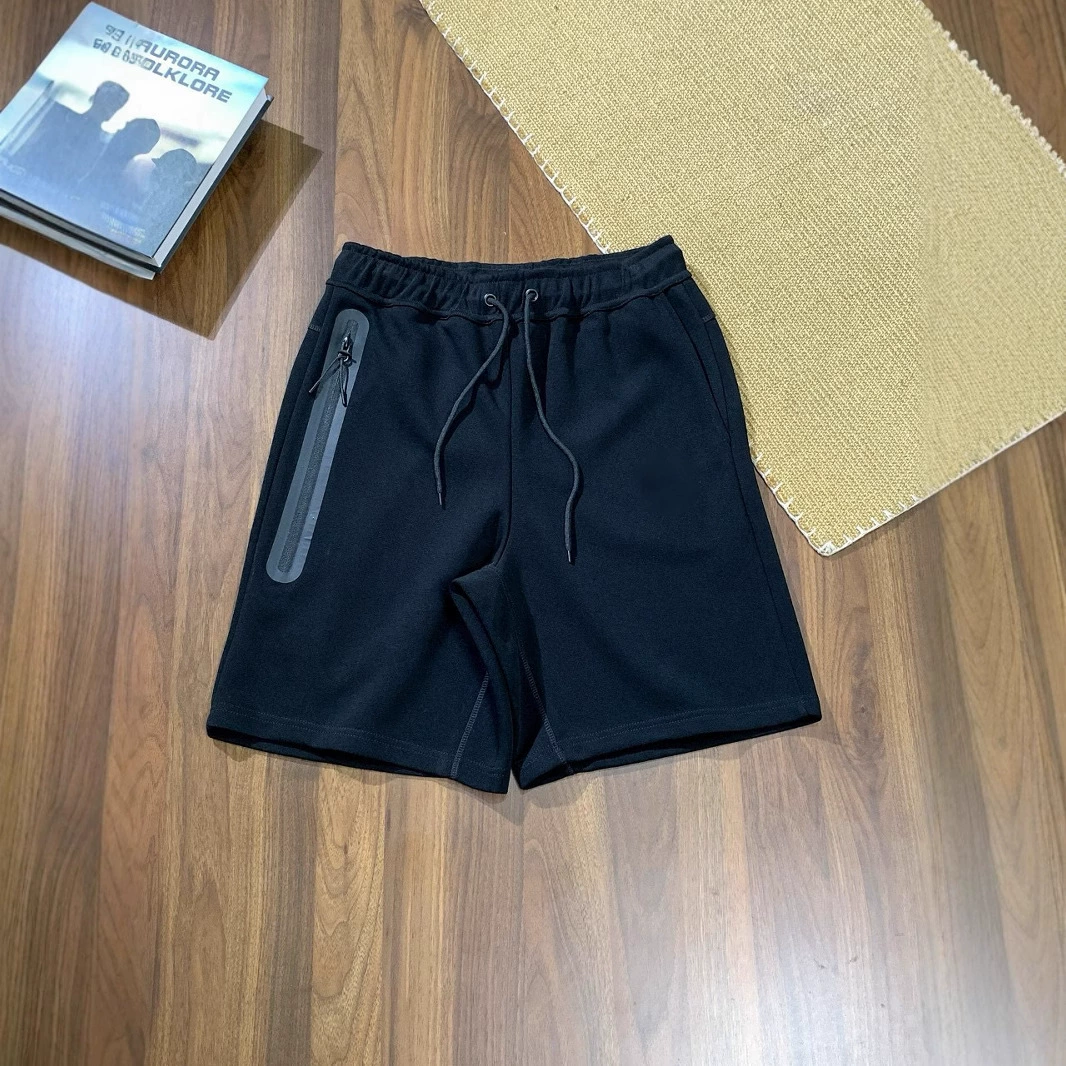 Мужские трикотажные брюки TECH FLEECE с большими карманами и клапанами по бокам, спортивные шорты 172