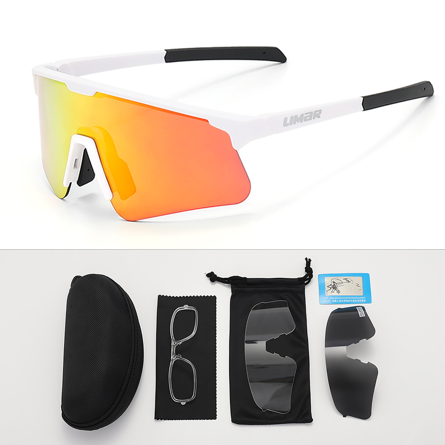 LIMAR01 화이트 프레임 레드 (편광 버전)