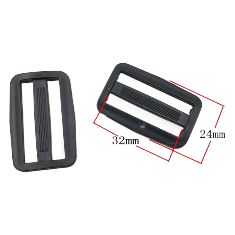 Готовые поставки высококачественных пластиковых японских пряжек, трехскоростных регулируемых пряжек, лямочных пряжек, утолщенных японских пряжек из полипропилена.