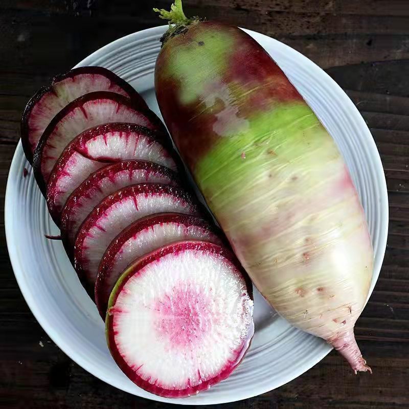 新鲜冰糖心水果萝卜潍坊冰激凌萝卜只甜不辣红宝石青萝卜生吃甜脆|ms