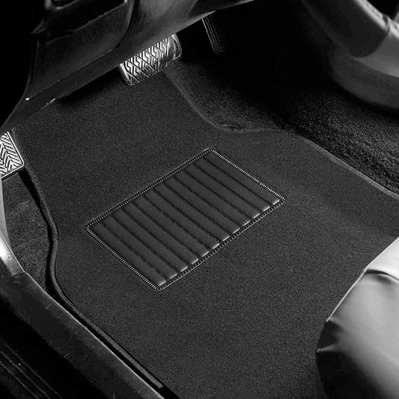 Cross-border dedicated car foot mat carpet universal car carpet floor mat universal car foot mat upper carpet surface wholesale