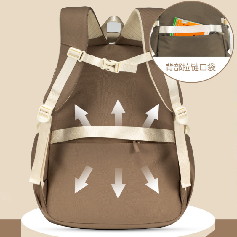 2025 nueva mochila escolar para niños 3 - 6 - 9 grados mochila para hombres y mujeres mochila de hombro de gran capacidad