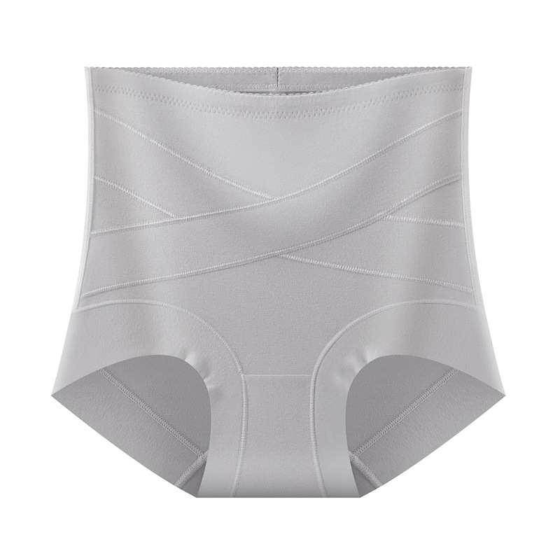 Pantalón Moldeador Tipo Bikini de Cintura Alta de Algodón Sin Marcas Control de Abdomen