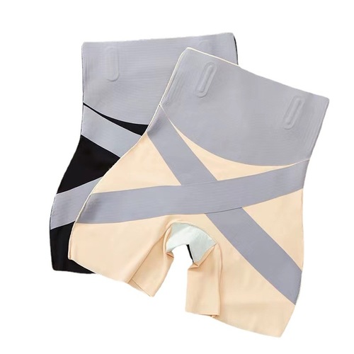 New Kaka 3.0 Floating Cross-Leg Hip-Lifting Shaping Underwear Set, Ice Silk Waist Slimming Leg Slimming Invisible Bottom