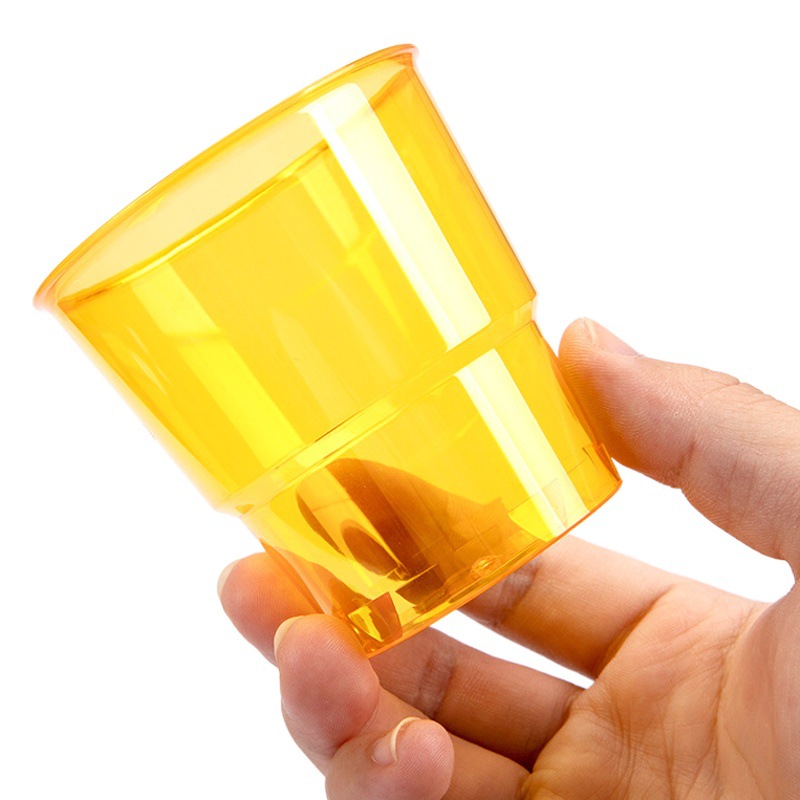 Trumpet flower 150/200ml disposable cup aviation cup ps transparent hard plastic space cup entertainment drinking cup