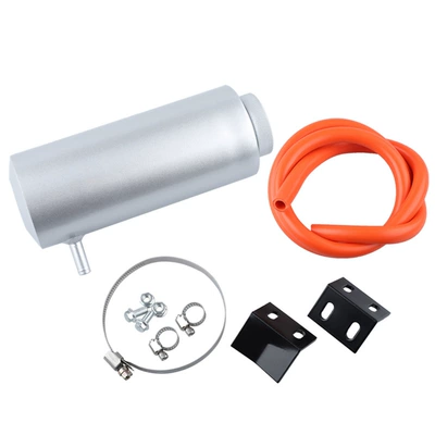 Tank Aluminum Alloy Overflow Bottle – Water tank - silver