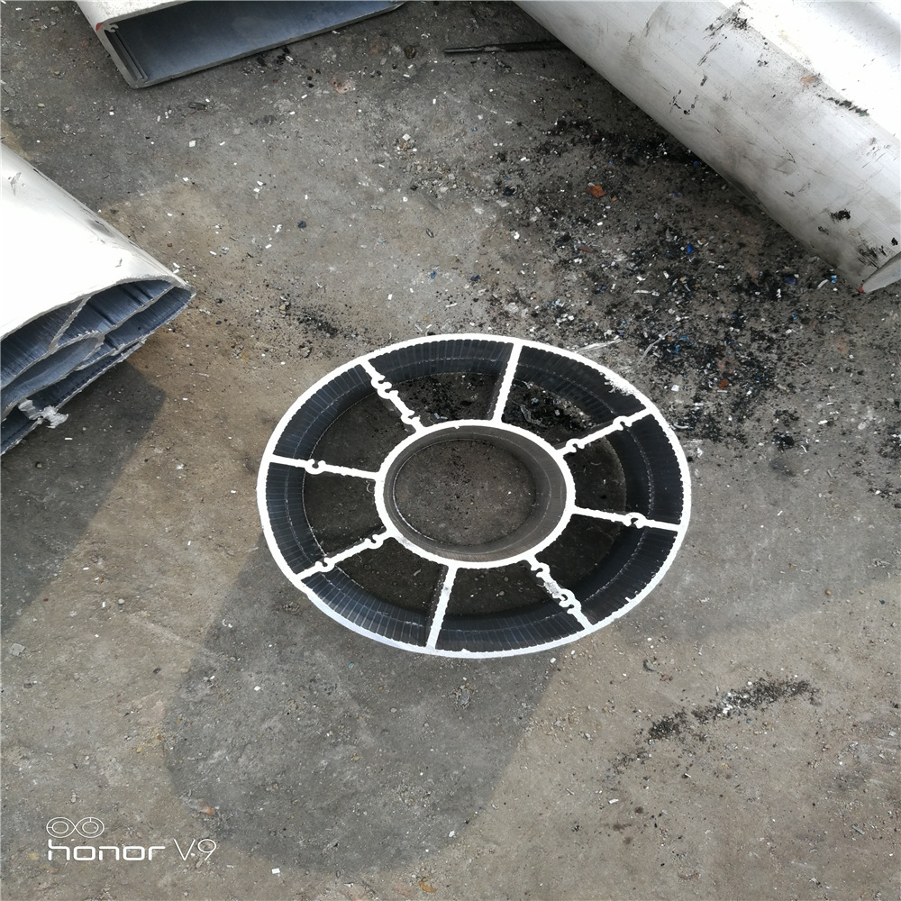 太阳花大直径密齿散热器铝合金型材 可深加工CNC定制铝合金型材