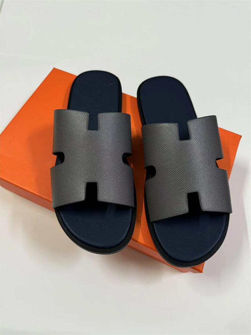 Medio Oriente e-commerce transfronterizo h zapatillas hombre sudeste asiático zapatos de cuero plano comercio exterior europeo y americano zapatos de playa de una sola zapatilla