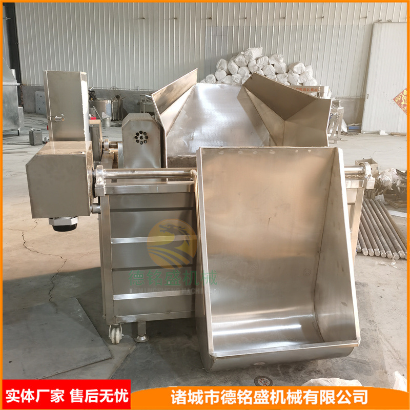 电动控制升降的鸡爪油炸锅 炸香酥鸡翅油炸机 鸭掌燃气油炸锅