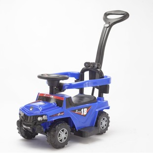 Children's Multifunctional Twist Car Four-Wheel Scooter Can Sit on with Push Handle Baby Walker Stroller