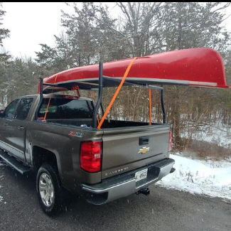 Steel Pickup Truck Top Rack Retractable Ladder Rack Car Bed Rack
