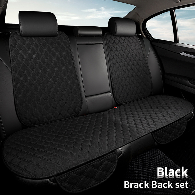 Cojín del asiento del coche cuatro estaciones universal de cinco asientos de lino de tres piezas cubierta del asiento del coche comercio exterior estilo de venta caliente