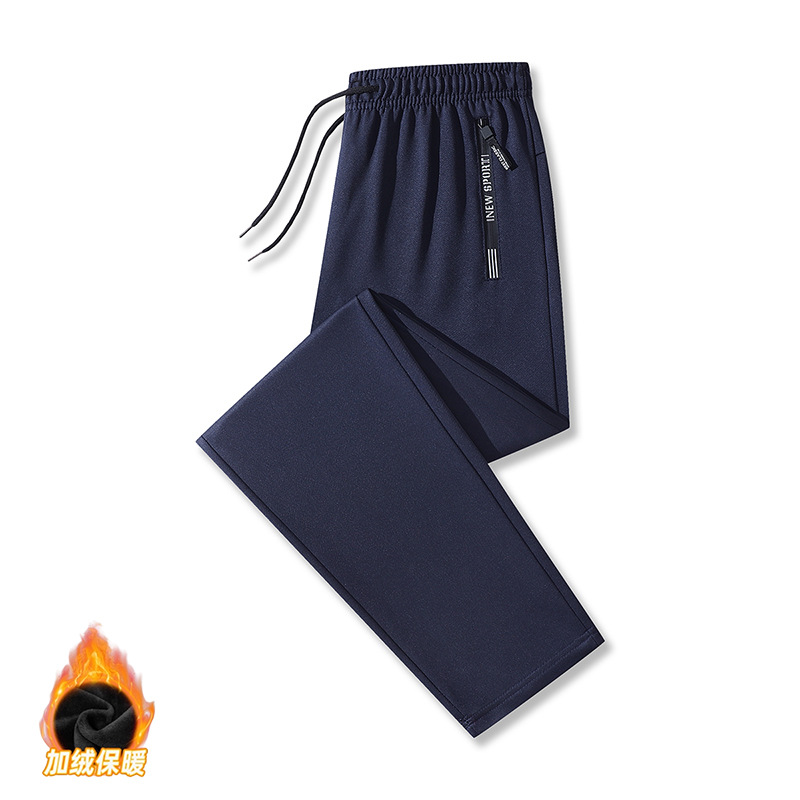 9966 fleece-lined navy blue boxer briefs / M [height 160-170 weight 80-110]