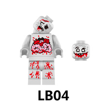 外贸货品LB04 LB05 恐怖系列拼装积木玩具人仔袋装