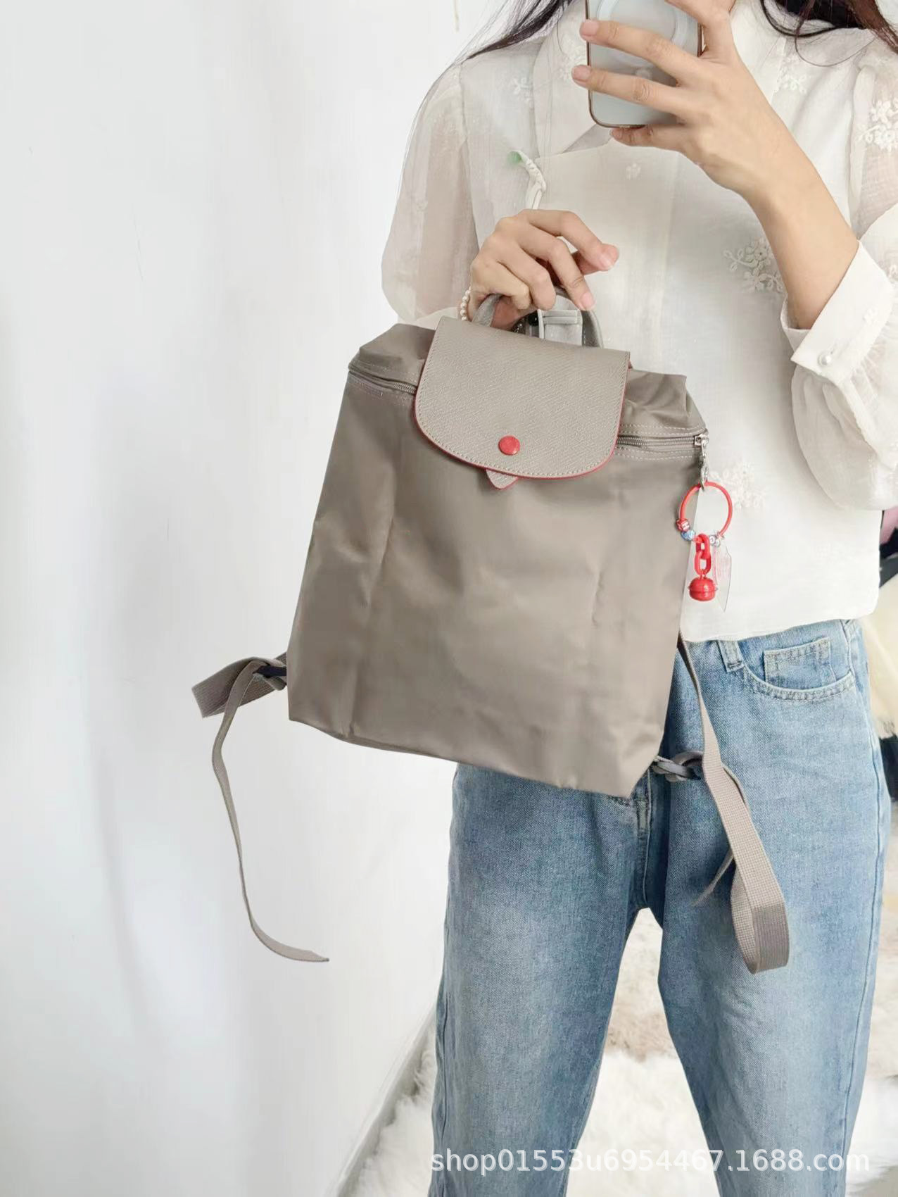Quality folding nylon waterproof backpack