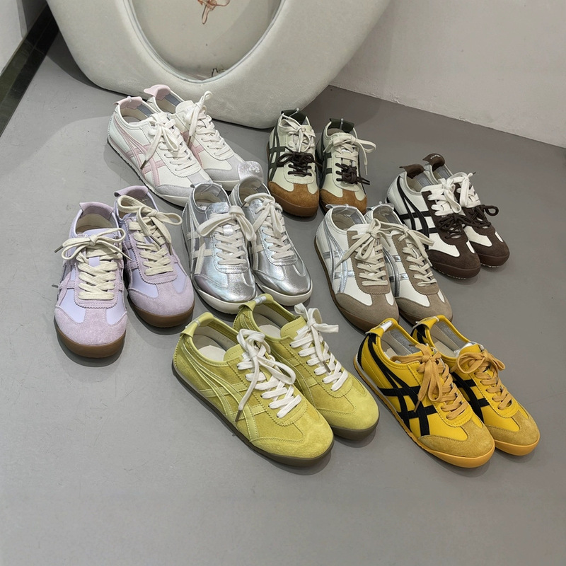 Niche German Training Shoes, Leather Flat Sneakers for Women, 2026 Spring/Summer New Retro Korean Style Casual Sports Shoes