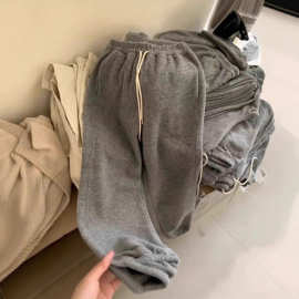 清仓捡漏~专柜撤回尾单外贸女装秋冬加厚运动裤束脚抽绳休闲裤女