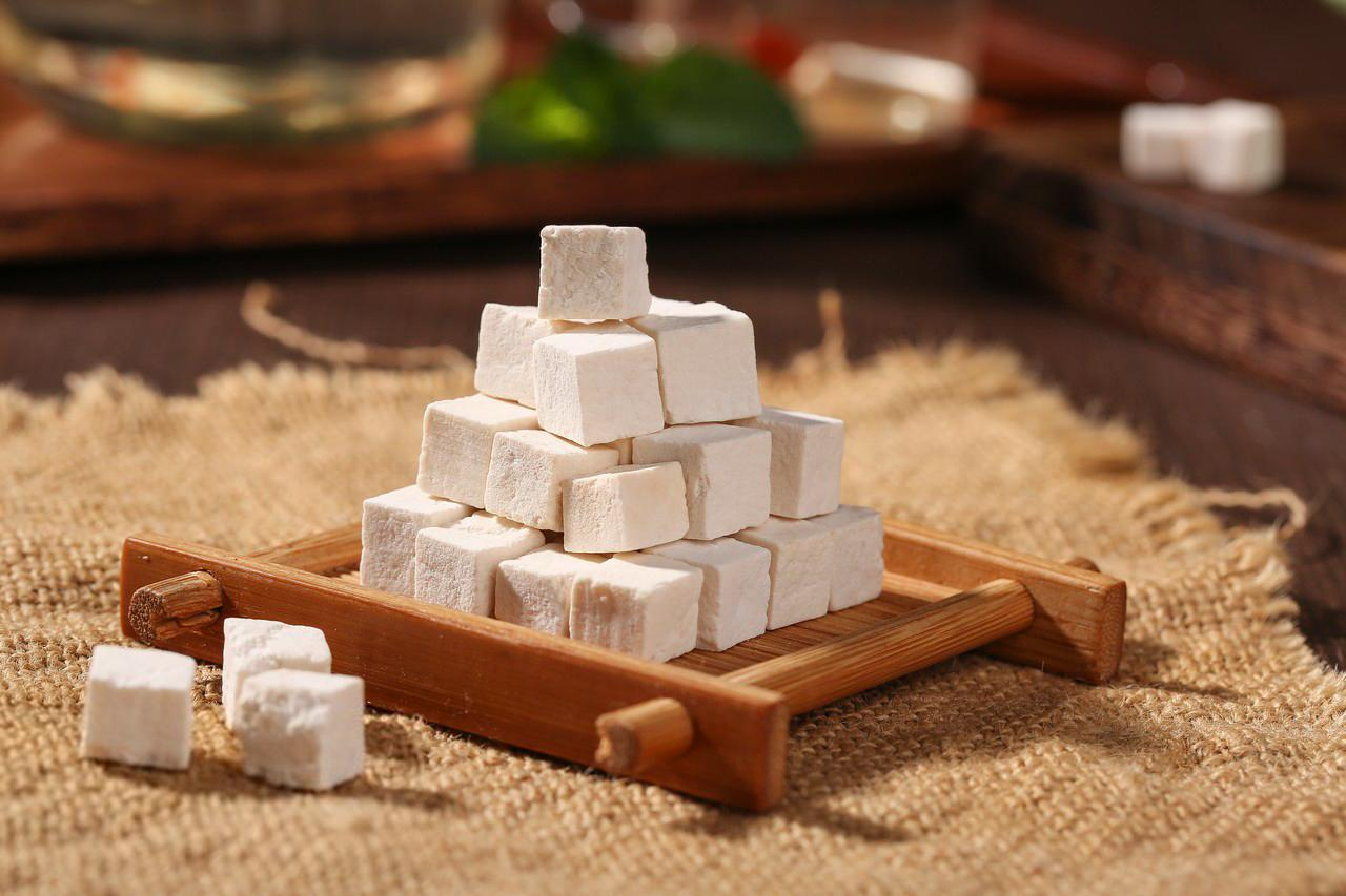 Fu Ling Poria Cubes 500g Dried Bai Fu Ling for Soup and Decoction Natural Sun Dried in use