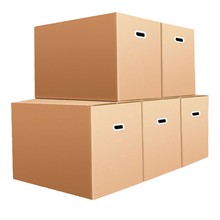 新疆批发搬家纸箱大号加厚五层快递打包收纳箱装书整理储物行李箱