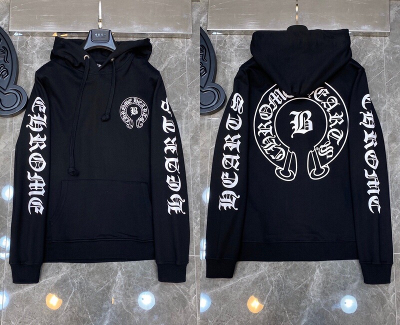 25ss正确版Chrome Hearts 克罗伈十字架连帽卫衣百搭潮流时尚批发|undefined