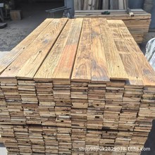 老榆木板材民宿多规格榆木风化板实木酒店复古装修板材背景木门板