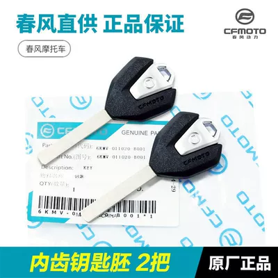 Original Genuine Cfmoto Motorcycle Key - 2-key-blanks-original-and-authentic