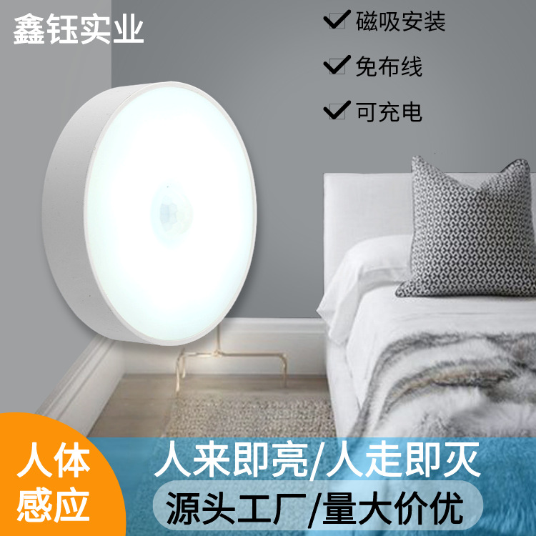 LED smart physiological induction creative night light for wardrobe