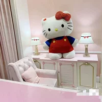 Симпатичная кукла KT Cat с бантом Hello Kitty подушка плюшевая игрушка для подруги спящая кукла на кровати