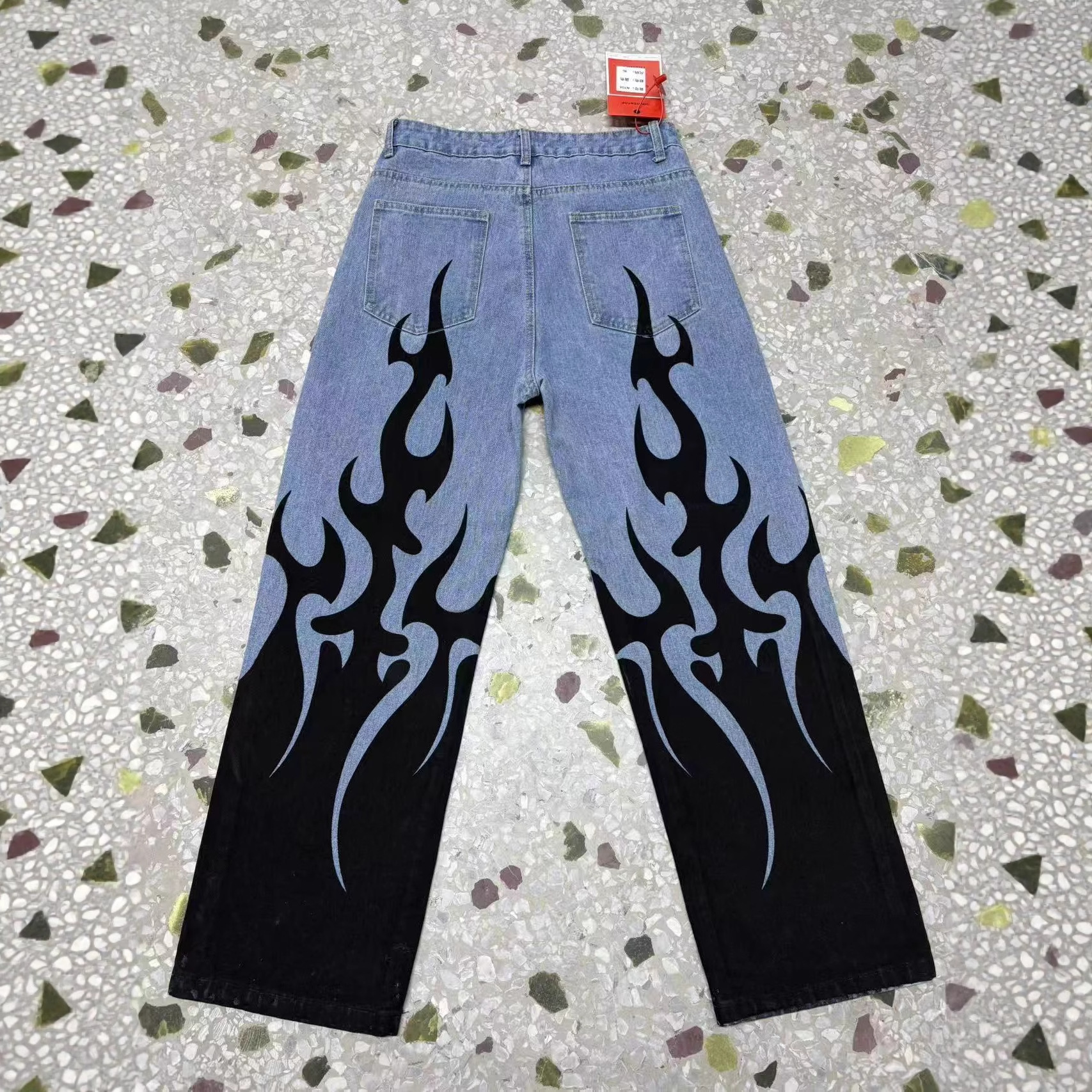 Men's Clothing Men's Jeans 2025 New Trendy American Washed Denim_mkmklike.com