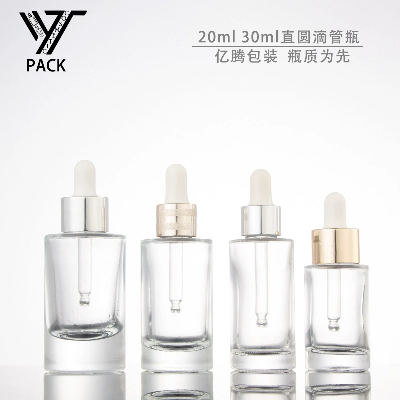 Оптовая продажа Портативный 20ml бутылка капельного масла бутылка 30ml сыворотка бутылка стеклянная косметическая бутылка разливочная бутылка