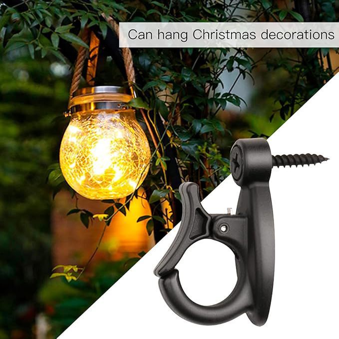 New Cross-Border Multifunctional Screw-In Hooks for Hanging Lights, Plants, and Wind Chimes; Christmas Light Strips with Hidden Hooks