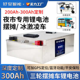 磷酸铁锂电动车锂电池48V60V220Ah三轮车72伏300Ah电瓶BMS安全