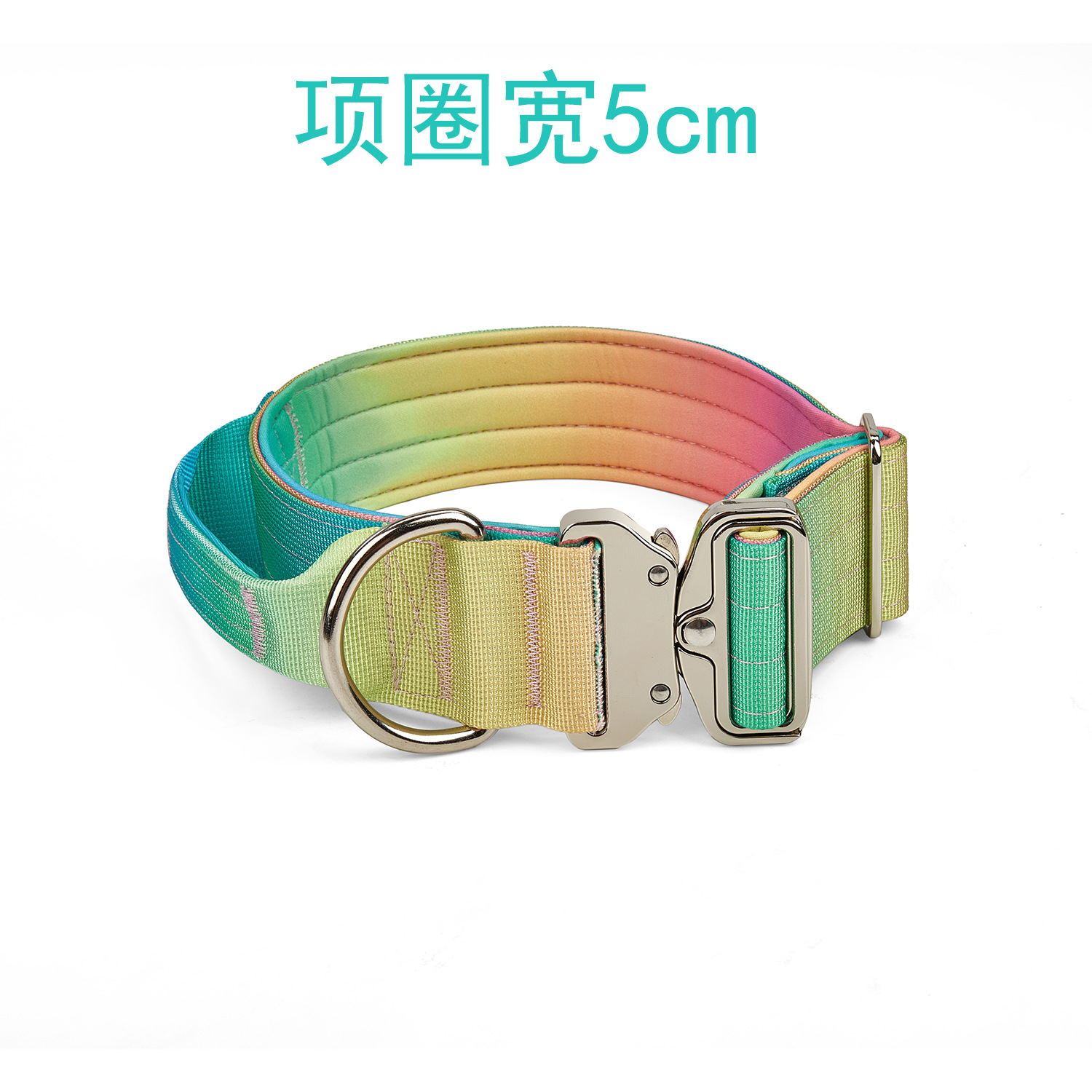 Correa para Perro en Existencia, Collar Táctico, Arnés, Color Degradado, Suministros para Mascotas, Correa de Entrenamiento para Perros Medianos y Grandes, Transfronterizo