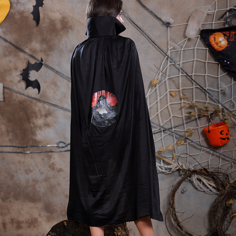 Stand -up collar cloak