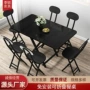 厨房烧烤家用安装折叠桌