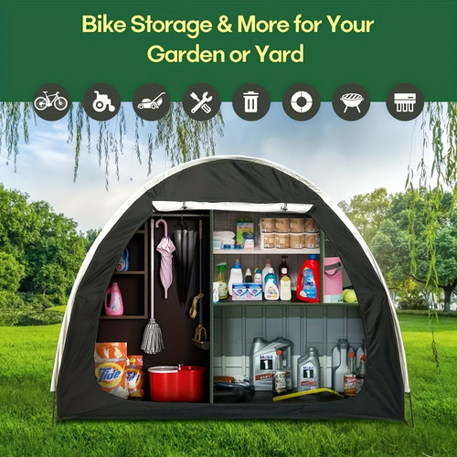 Happy Travel Bike Storage Shed Tent Outdoor Portable Tent
