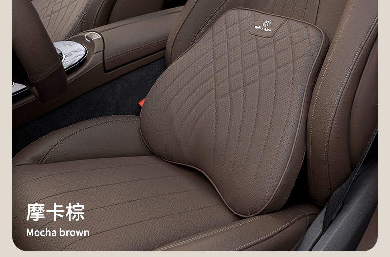 Suitable for Volkswagen Headrest Lavida Magotan Tiguan L Tanyue Sagitar Neck Pillow Lumbar Cushion Car Interior Supplies