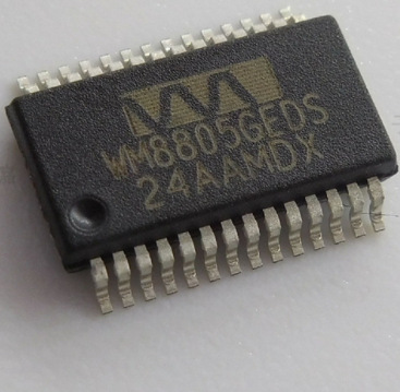 热卖WM8805GEDS/RV SSOP-28音频发送器接收器收发器 原装现货