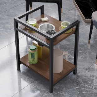 Mahjong table chess and card room tea table tea cabinet Tea House mahjong machine tea table special tea shelf movable small side table