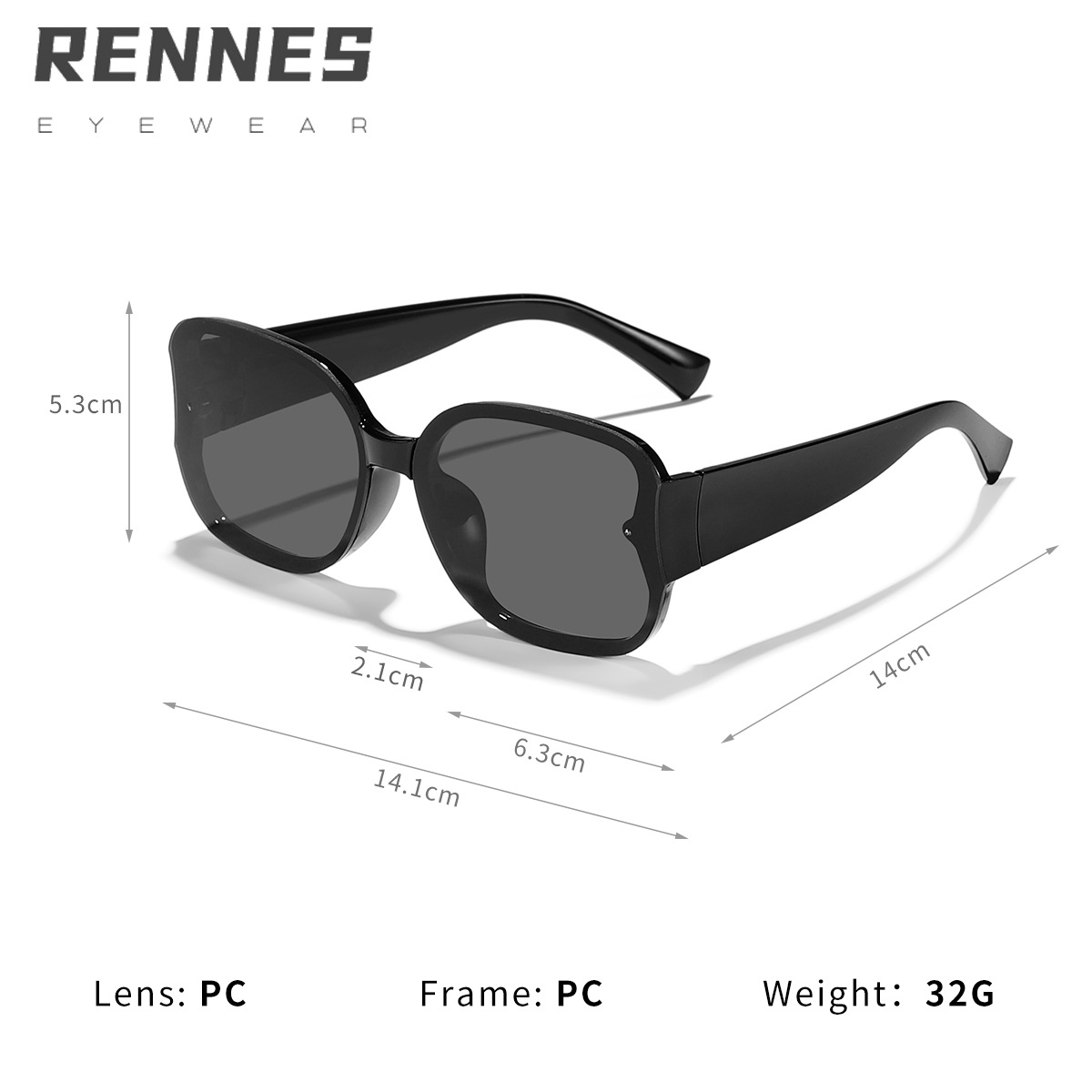 Venta al por mayor transfronteriza versión coreana rectangular al aire libre gafas de sol para hombres y mujeres gafas de sol de tiro callejero de moda Sunglasses