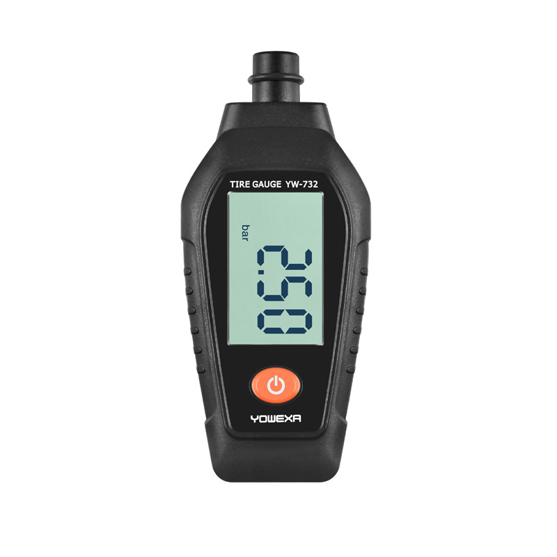 Jingdu Yuwen Digital Tire Pressure Gauge, Tire Tread Depth Gauge (Air pressure gauge/tire pressure gauge) - standard-black