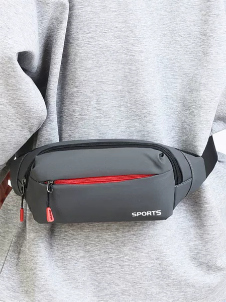 New Simple Water-Repellent Waist Bag Korean Style Large-Capacity Personalized Cashier Bag Outdoor Leisure Travel Mobile Phone Storage Bag
