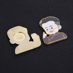 金屬徽章定 制鋅合金卡通動漫創意潮玩胸針企業胸牌學校校徽定 做